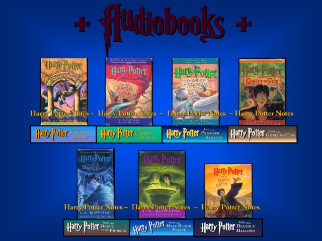 How to get stephen fry harry potter audiobook in us Audiobooks Harry Potter Notes